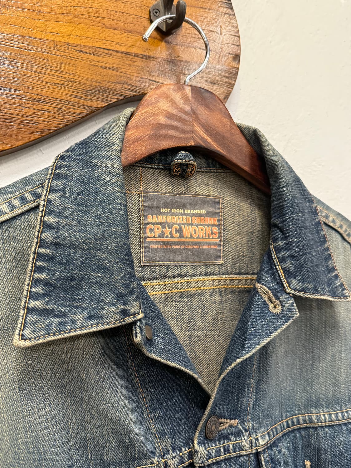 M) CP.C WORKS Denim Trucker Jacket  상품이미지4