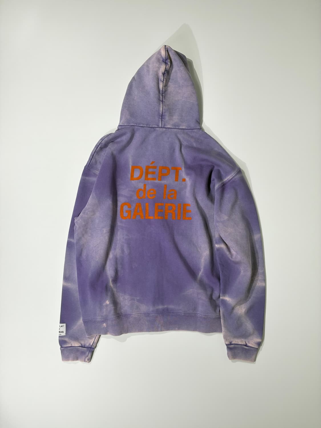 갤러리 디파트먼트 선페이드 프렌치 로고 후드 집업 퍼플 XL사이즈 상품이미지4