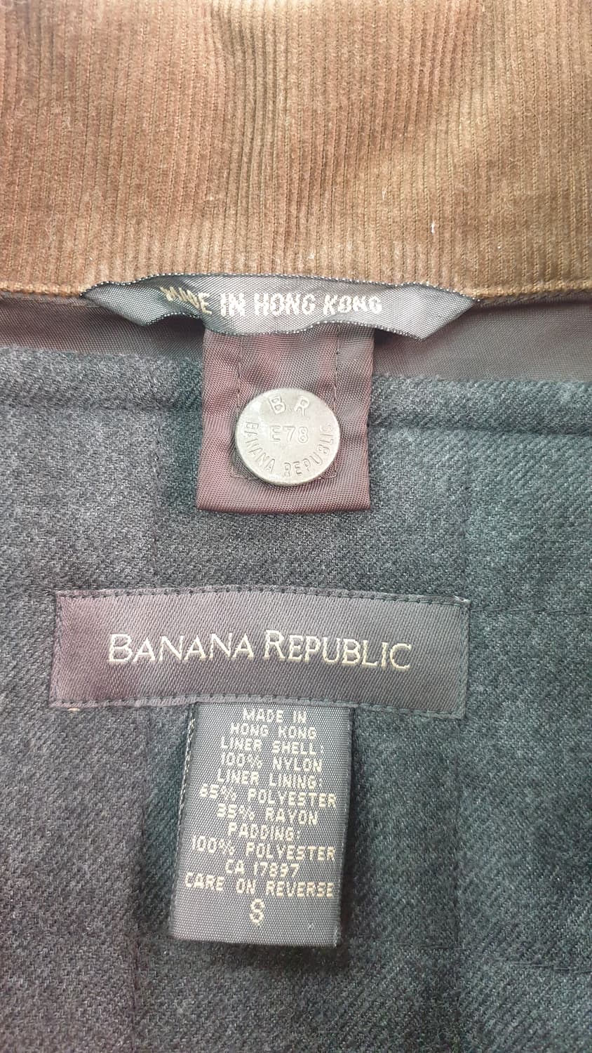 바나나 리퍼블릭 남성 코듀로이 카라 자켓 S 상품이미지8