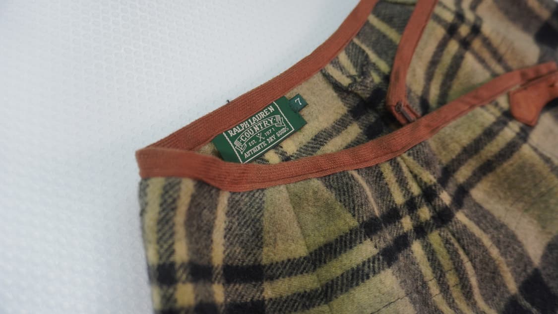 폴로랄프로렌 체크 스커트 상품이미지7