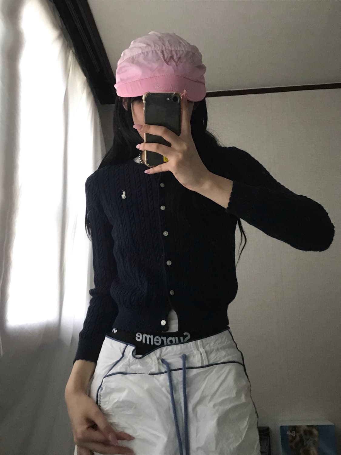 폴로 네이비 케이블 가디건 상품이미지3