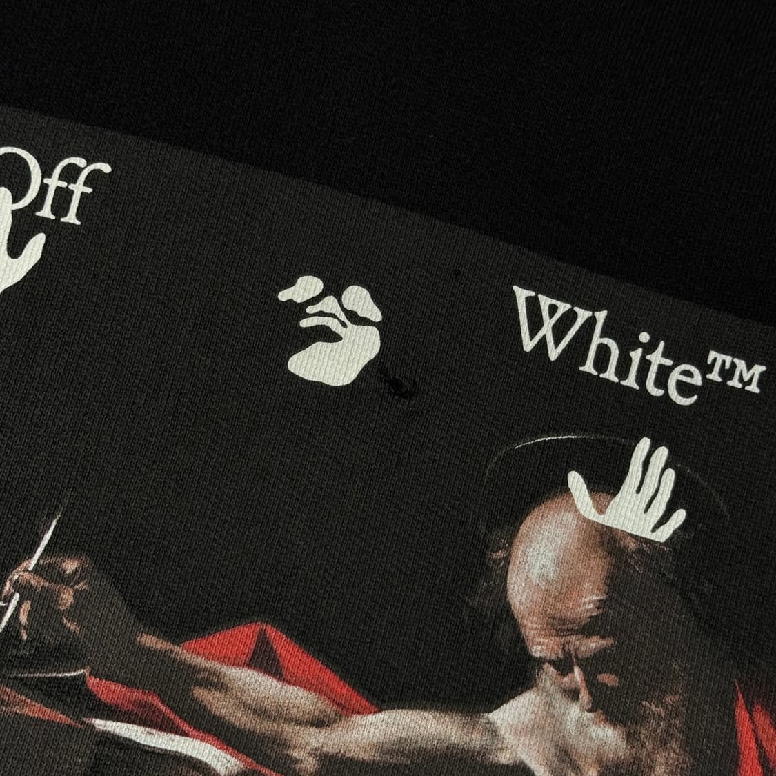 오프화이트 에로우 카라바조 후드 M 상품이미지8