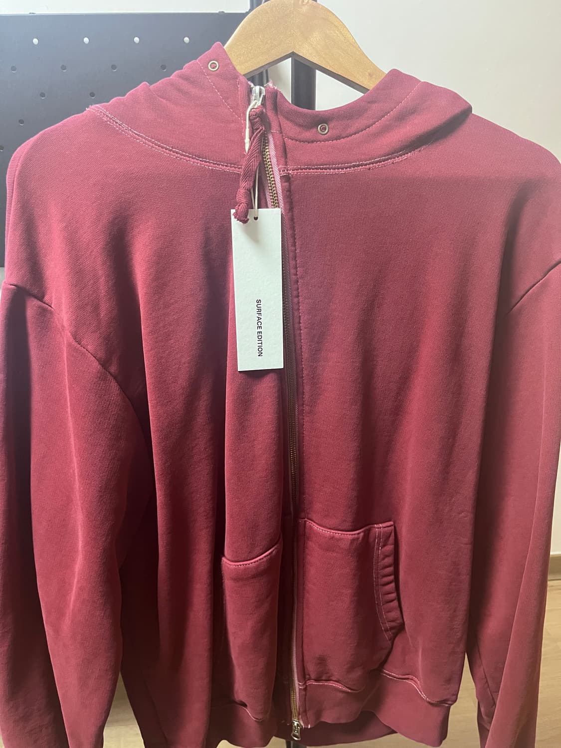 서피스에디션DESTROYED OBLIQUE HOODIE ZIP UP 상품이미지2