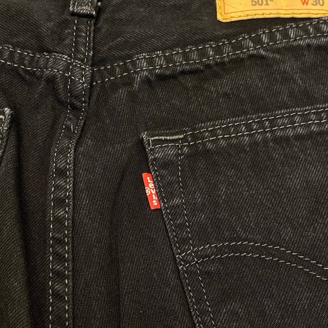 미국 빈티지 리바이스 501 블랙진 청바지 상품이미지7