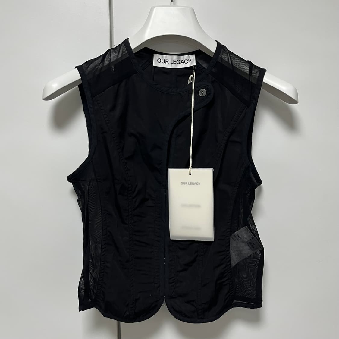 [34,36,38]아워레가시 25ss CORSET 코르셋 베스트/블랙 상품이미지1