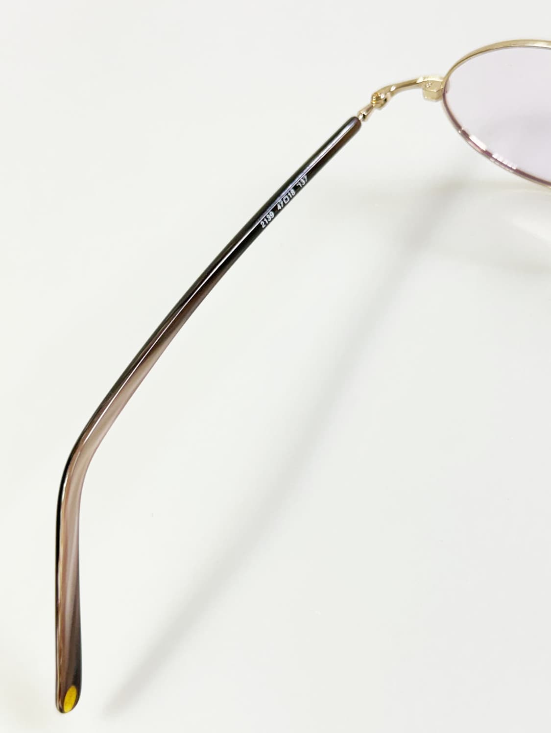 R&B EYEWEAR 골드 슬림 오벌 메탈 빈티지 틴트 안경 상품이미지7