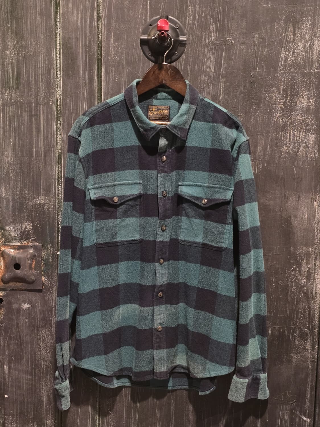 Lucky Brand & Co. Plaid Flannel Shirt 상품이미지1