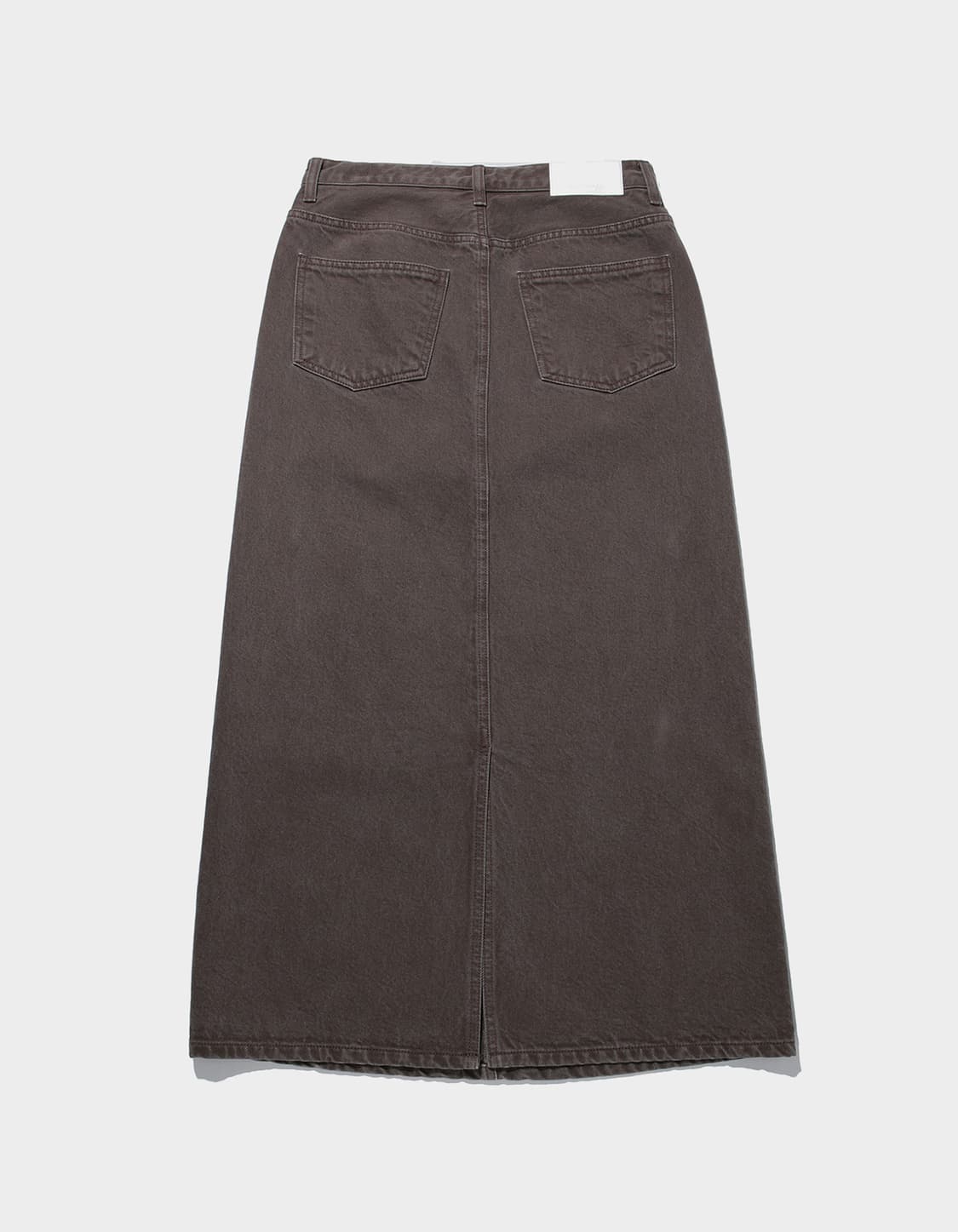 포니테일Maggie Garment Dyed Denim Long Skirt 상품이미지2