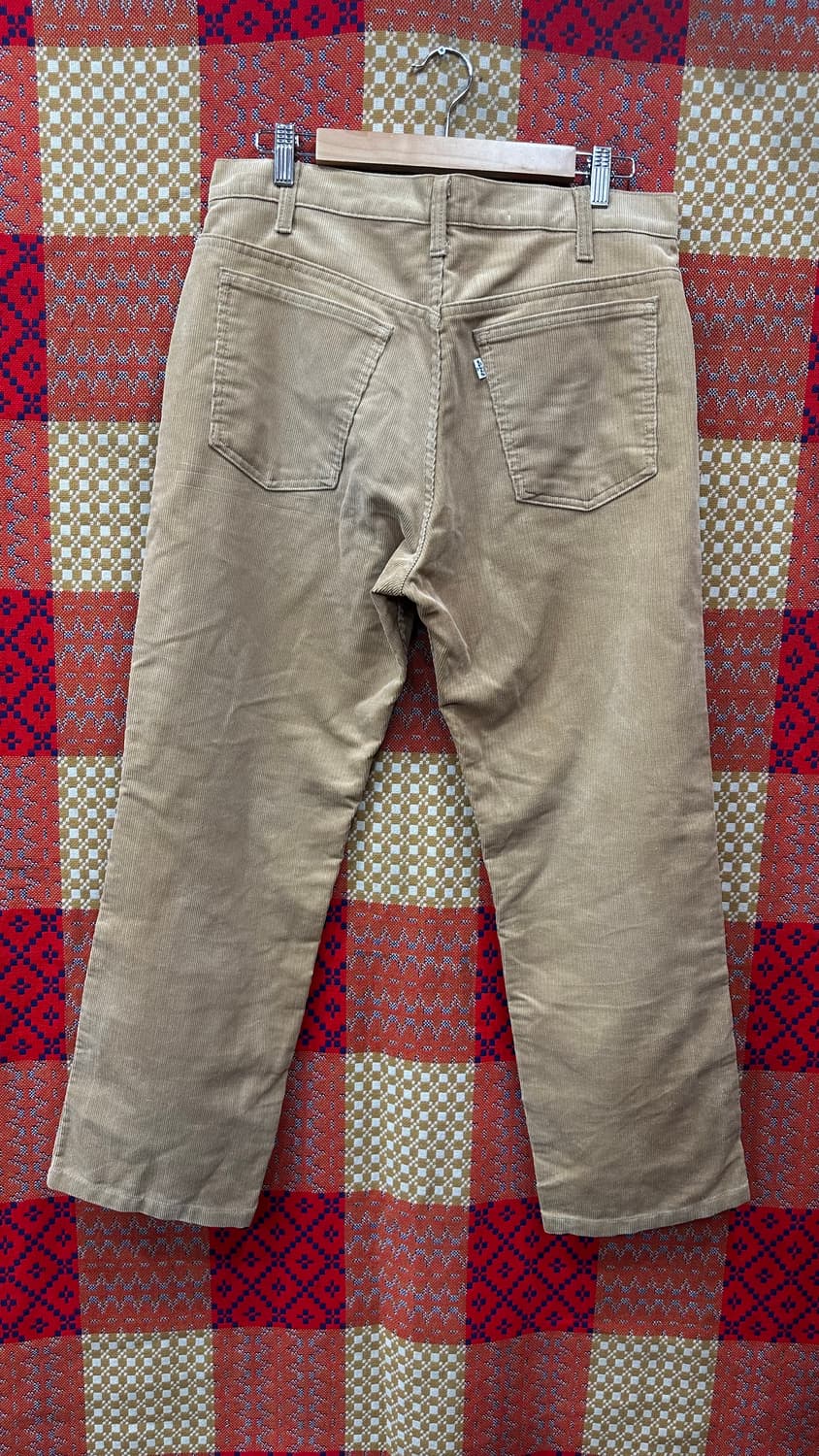 80s 리바이스 519 코듀로이 화이트탭 34 상품이미지2