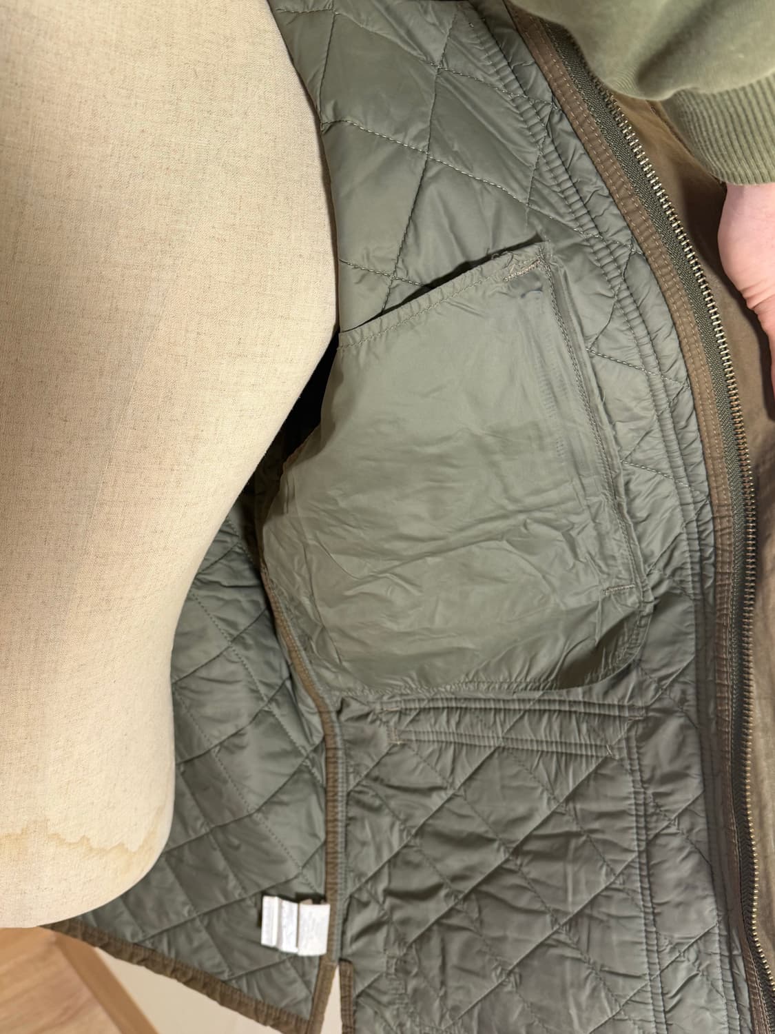 Filson Quilted Field Jacket Marsh Olive  상품이미지7