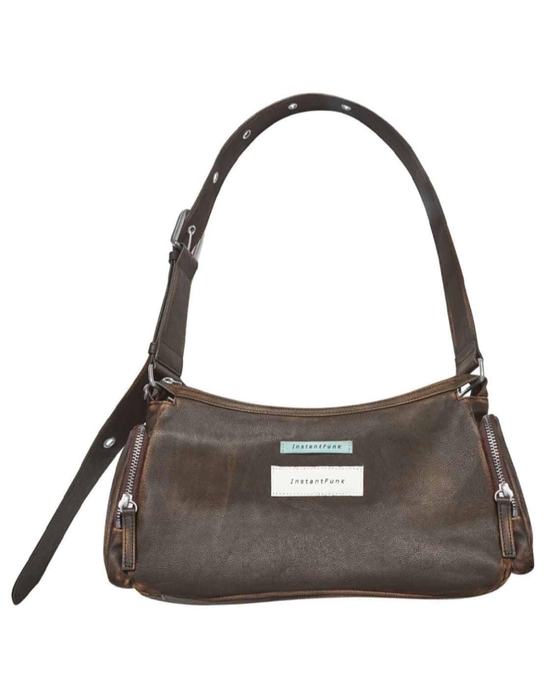 🤎인스턴트펑크 빈티지 에코 레더 숄더백🤎 상품이미지1