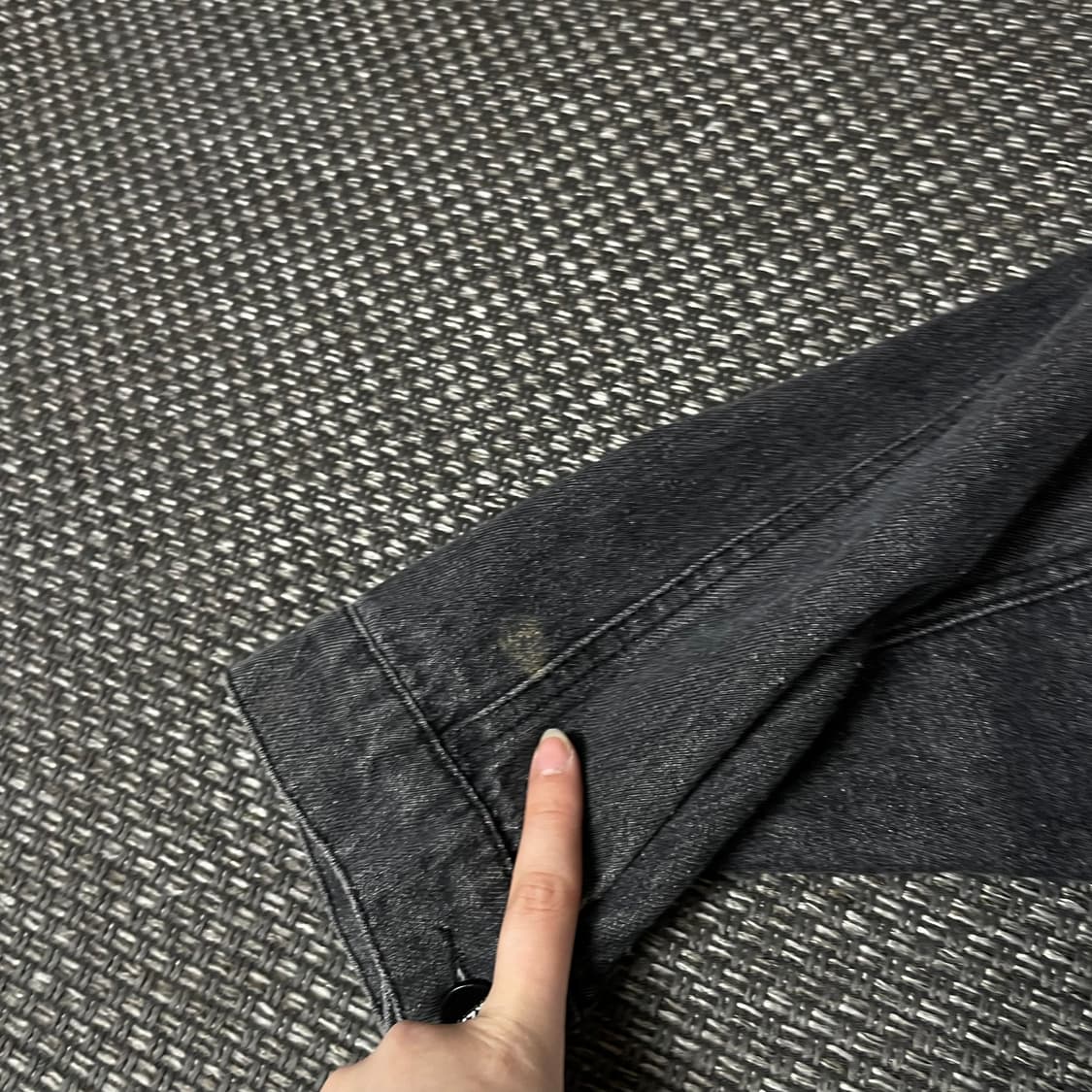 Niu duoduo 그레이 미키 데님 자켓 상품이미지7