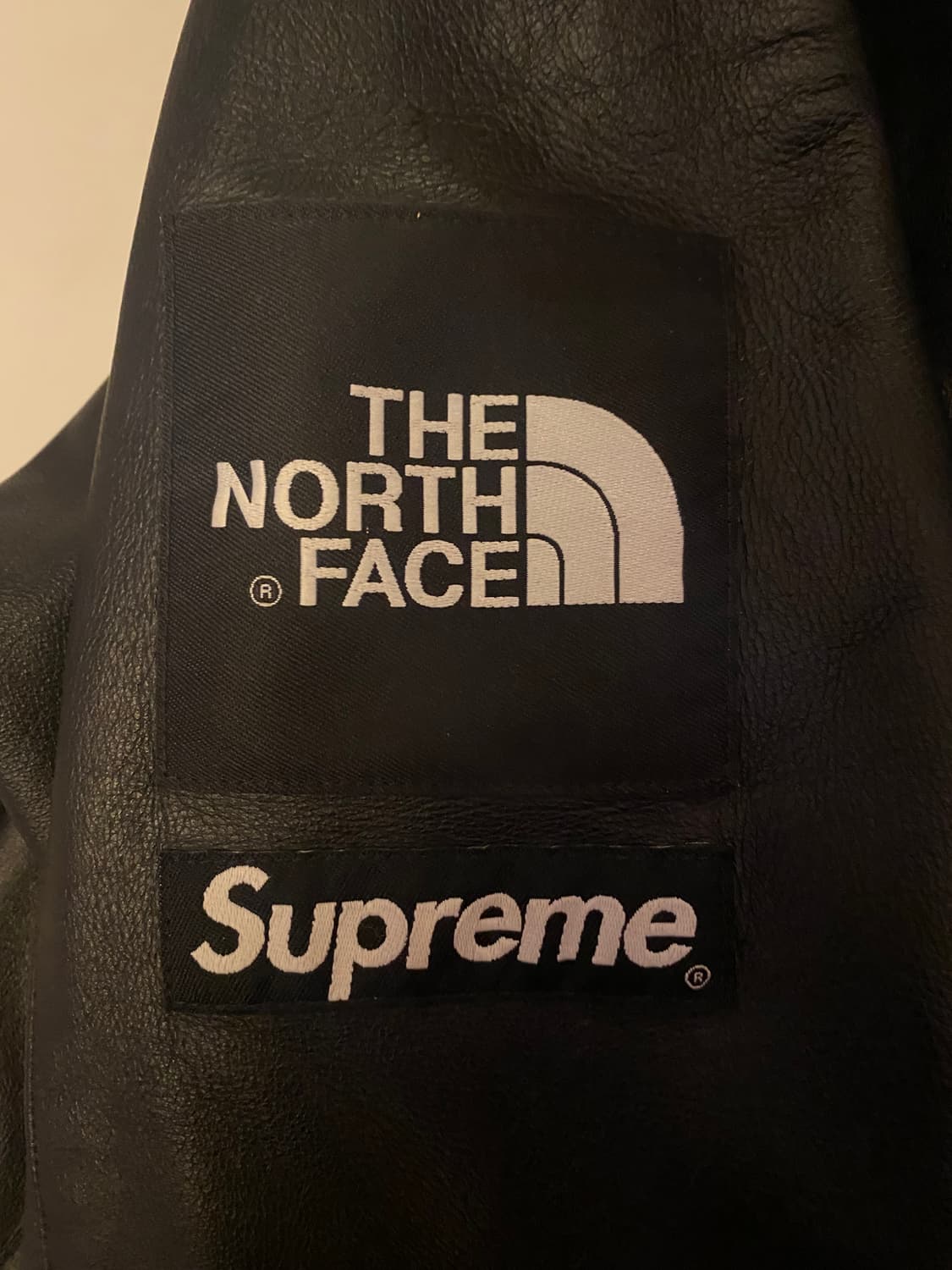 [정품] 슈프림X노스페이스 한정판 레더자켓 상품이미지5
