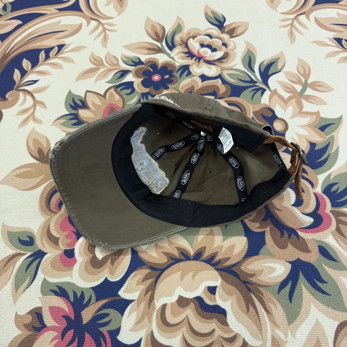 00s본더치 Vondutch 로고 볼캡(카키) 상품이미지5