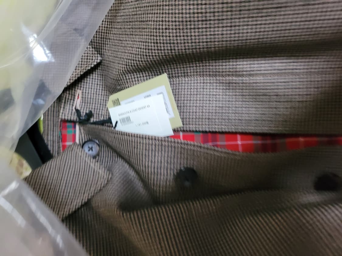 바라쿠타 울 래글런 코트 44사이즈 상품이미지3