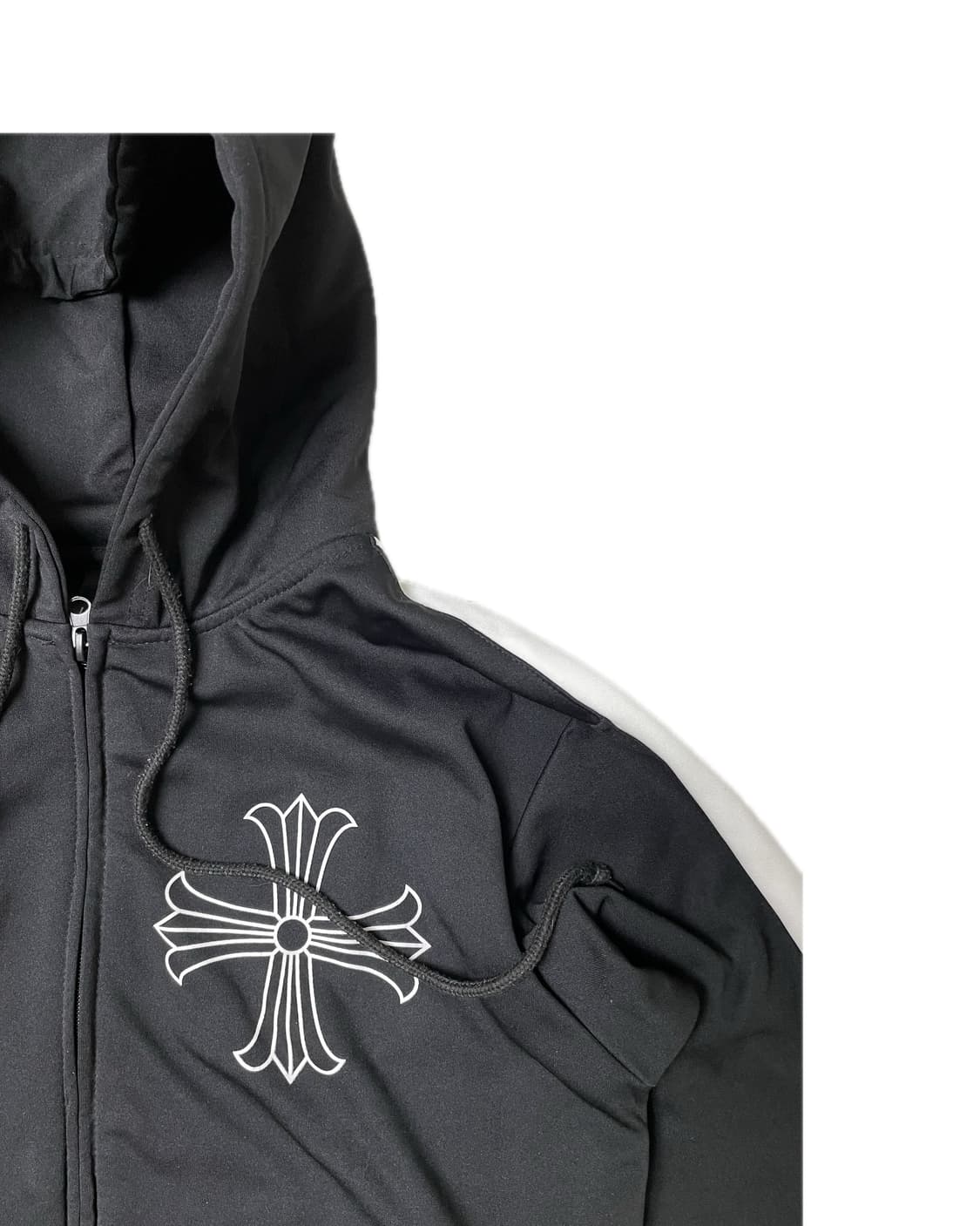 Cross lettering detail hood 상품이미지5