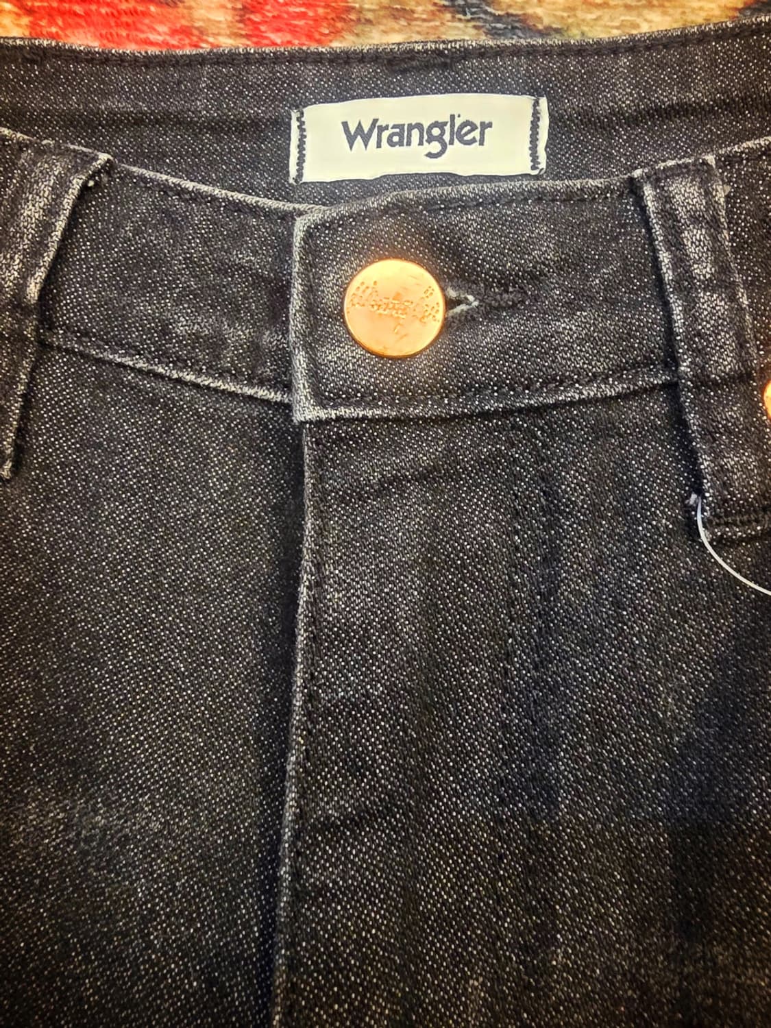 랭글러(Wrangler)블랙 데님팬츠 상품이미지3