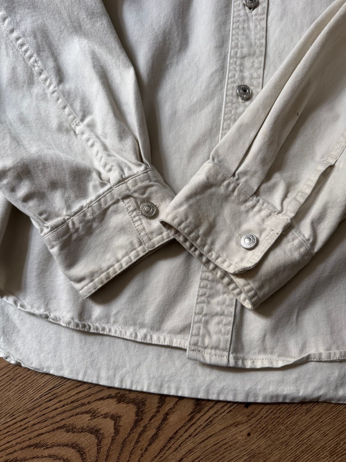 [XL]리바이스 블랭크탭 에크루 데님 워크 셔츠 상품이미지5