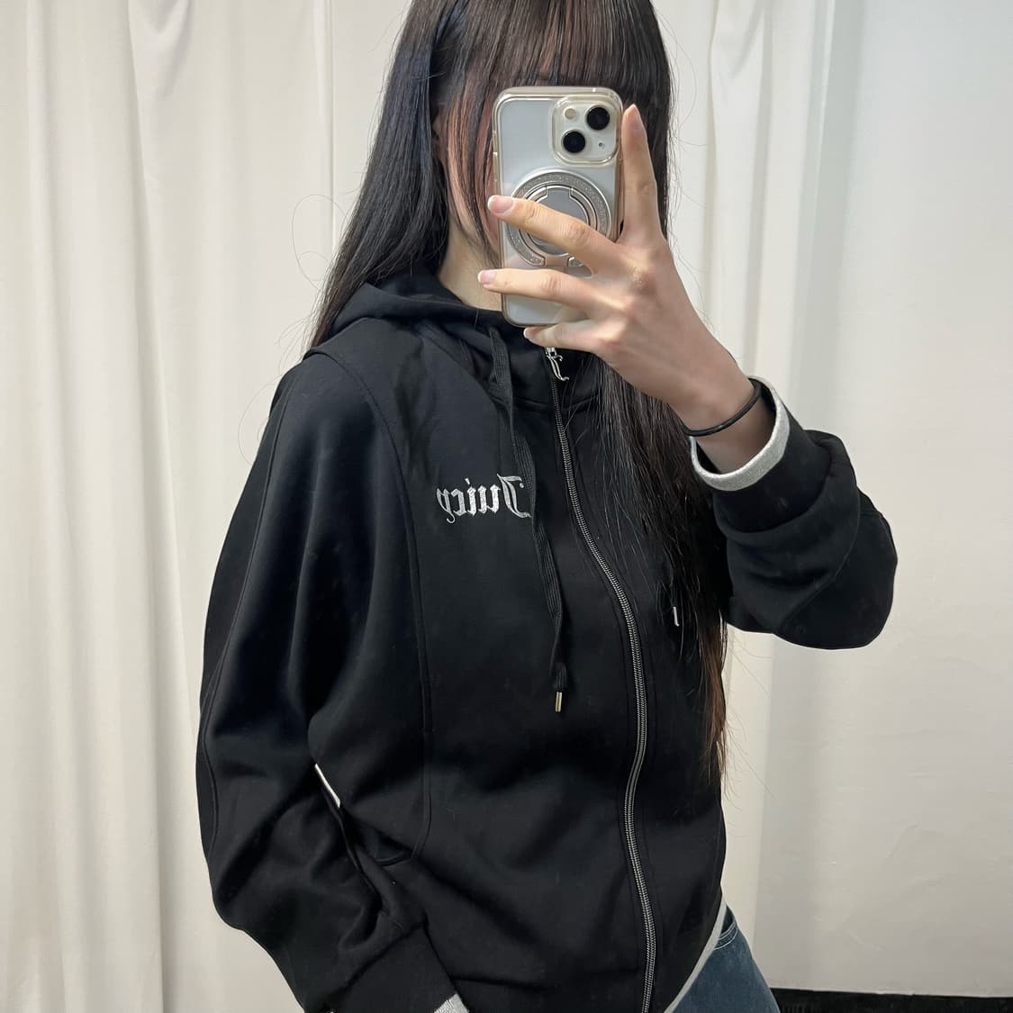 Juicy Couture Black Hood Zip-up 상품이미지2