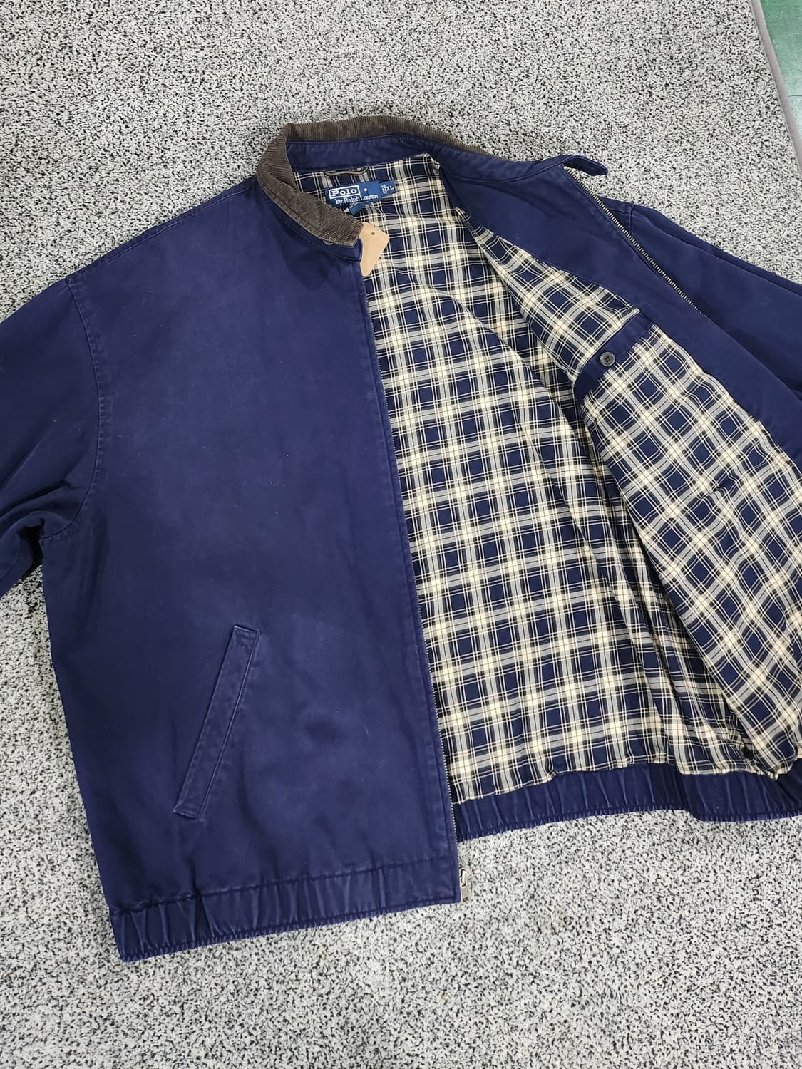 폴로 랄프 로렌(Polo Ralph Lauren) 네이비 코튼 재킷 상품이미지3