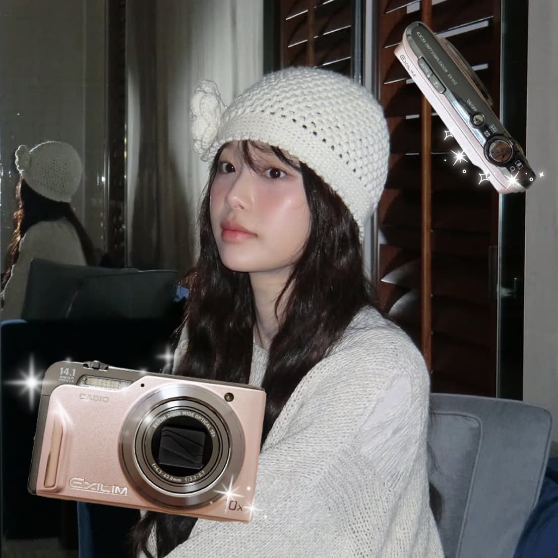 츄디카🩷 카시오 엑슬림 ex-h15 핑크 상품이미지1