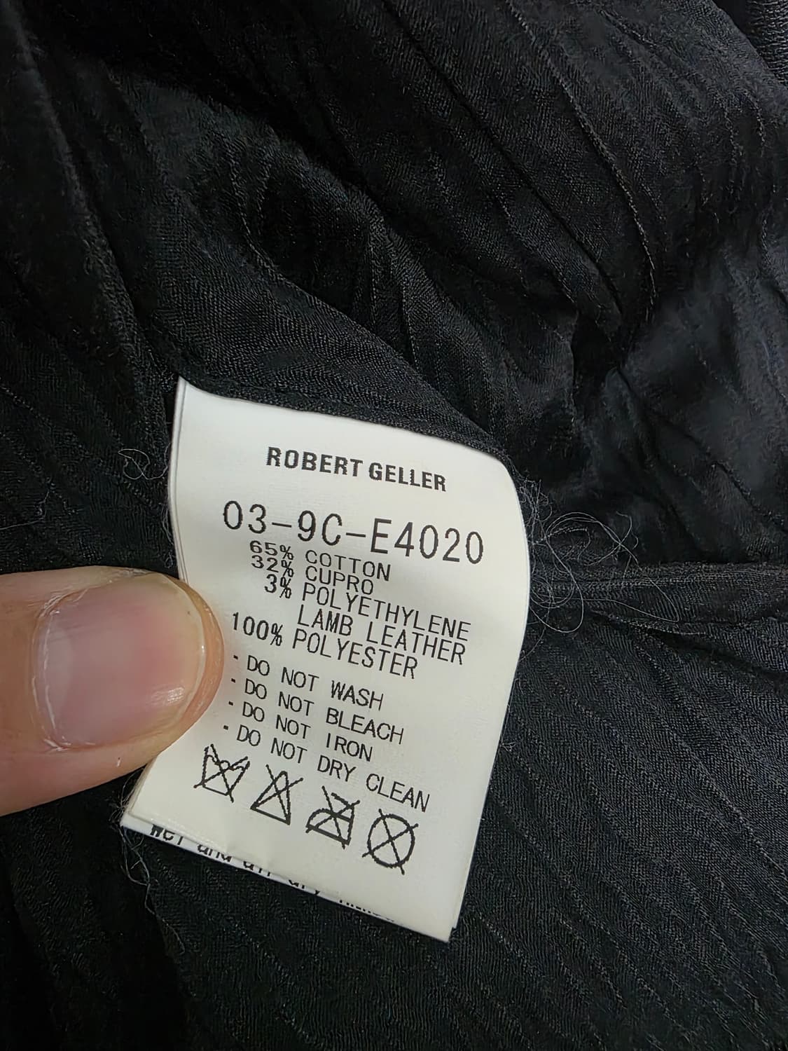 Robert geller leather jacket 상품이미지4