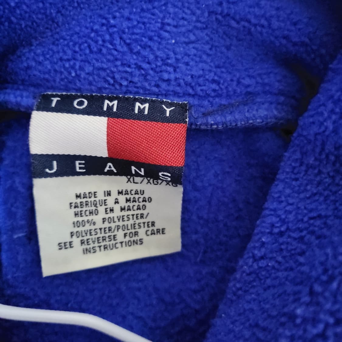 (xl) 타미힐피거 반집업 플리스자켓 타미힐피거  아노락 플리스 상품이미지4