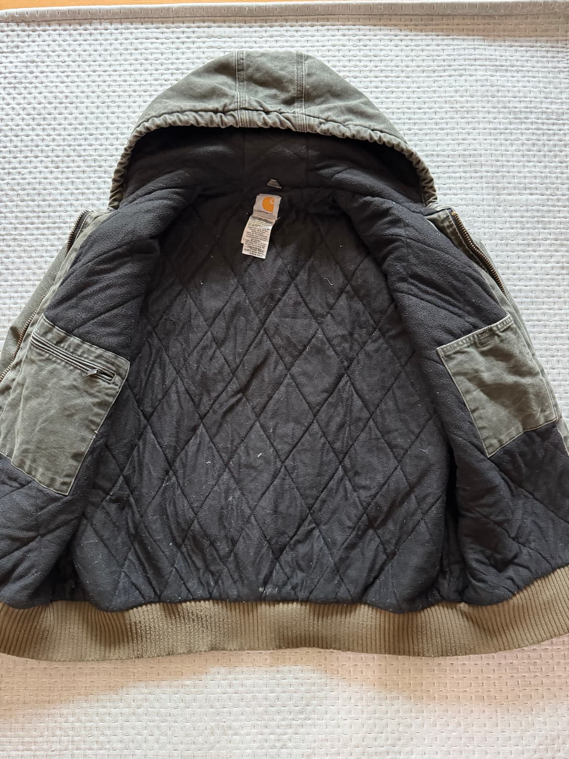 [XL] 칼하트 j130 샌드스톤 덕 액티브 자켓 상품이미지3