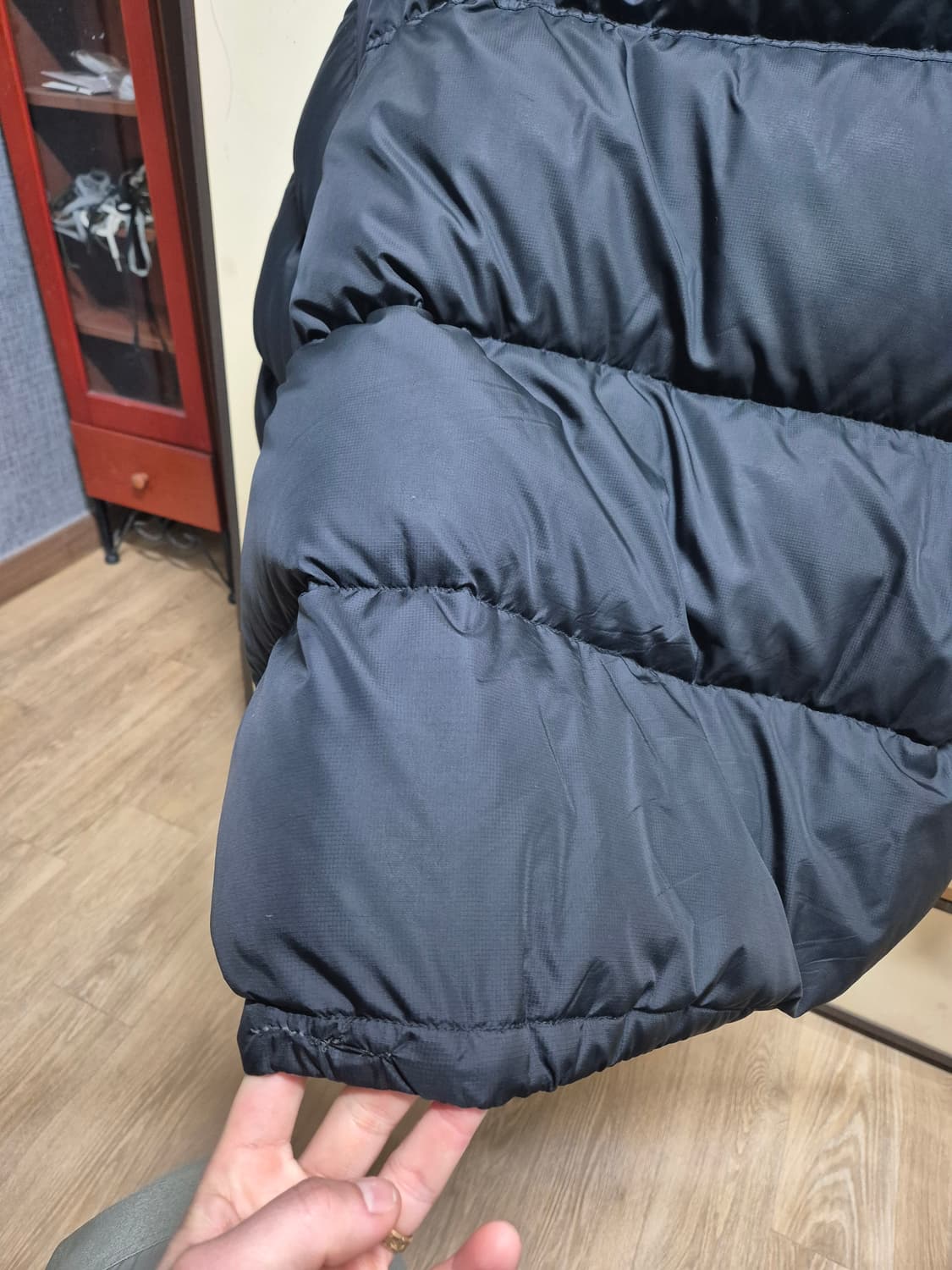 [105] 노스페이스 눕시 블랙 검정 xl 구형 패딩 푸퍼 상품이미지5