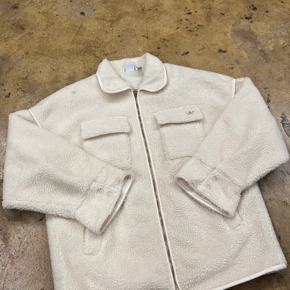 아디다스 투포켓 양털 카라 뽀글이 집업  상품이미지1