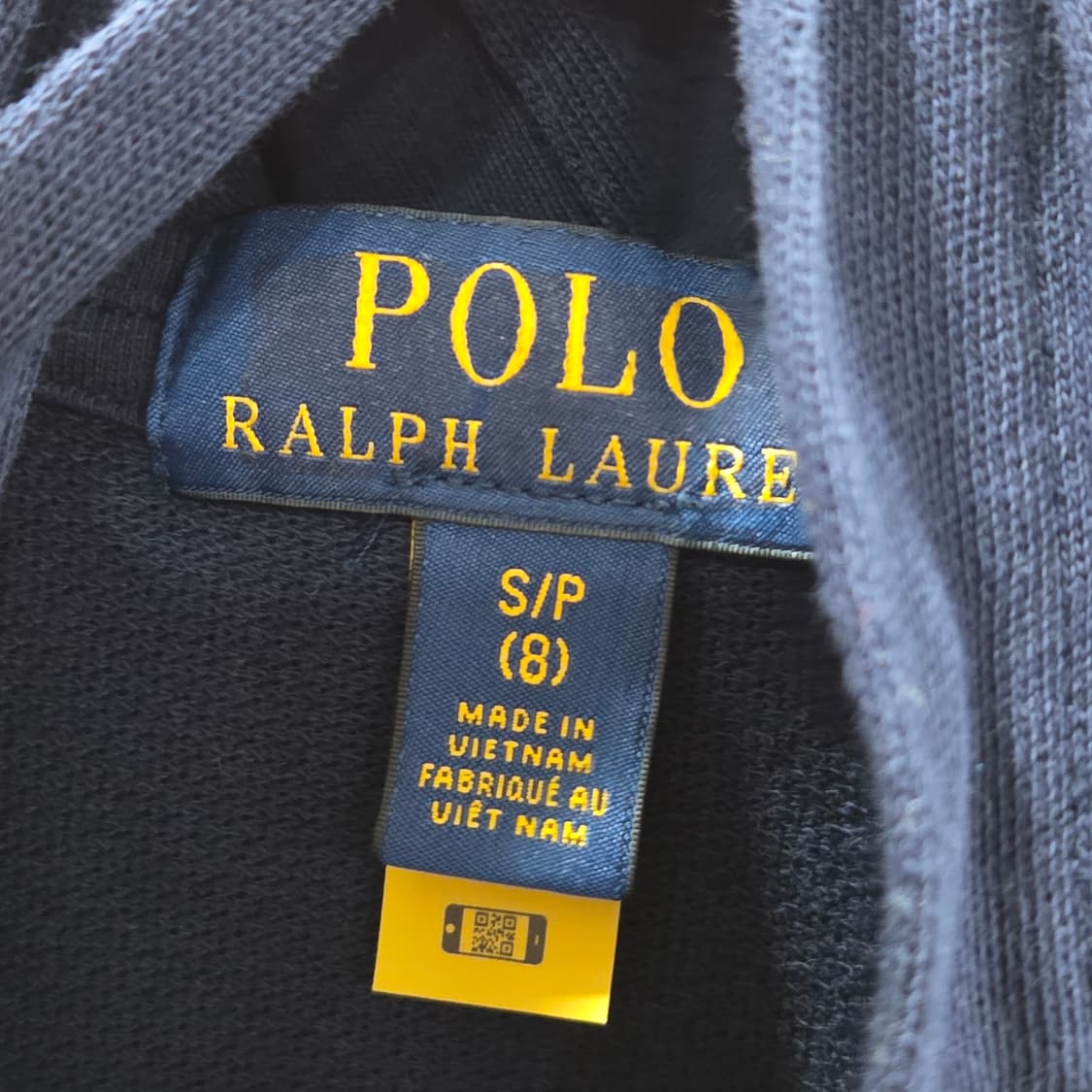 폴로랄프로렌 키즈 후드집업 네이비 S/8 상품이미지3