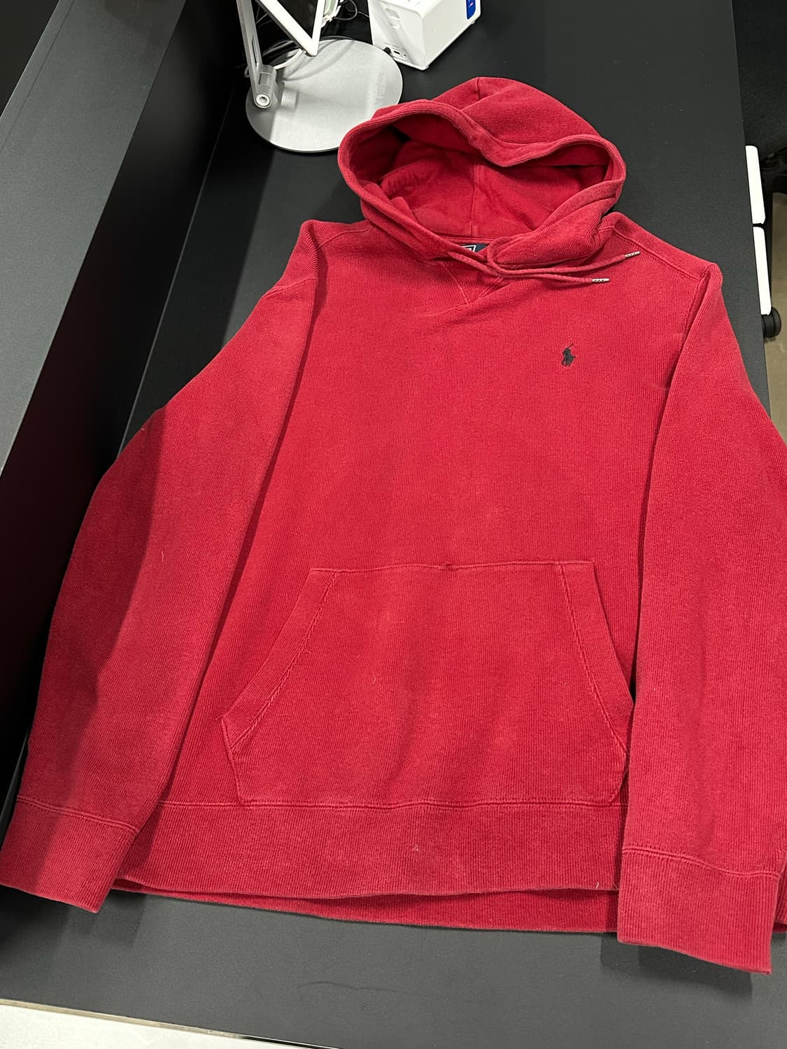 폴로 오버핏 후드티 상품이미지4