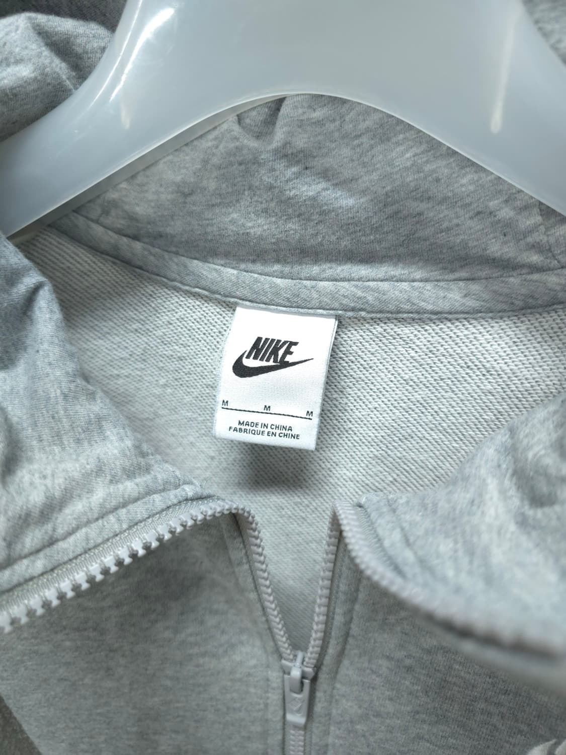 나이키 남성 그레이 풀집업 후디 상품이미지7