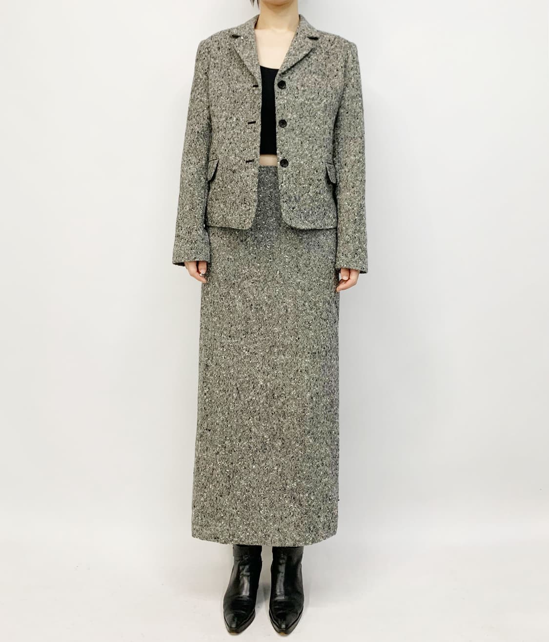 스피치오 울 투피스 셋업 상품이미지1