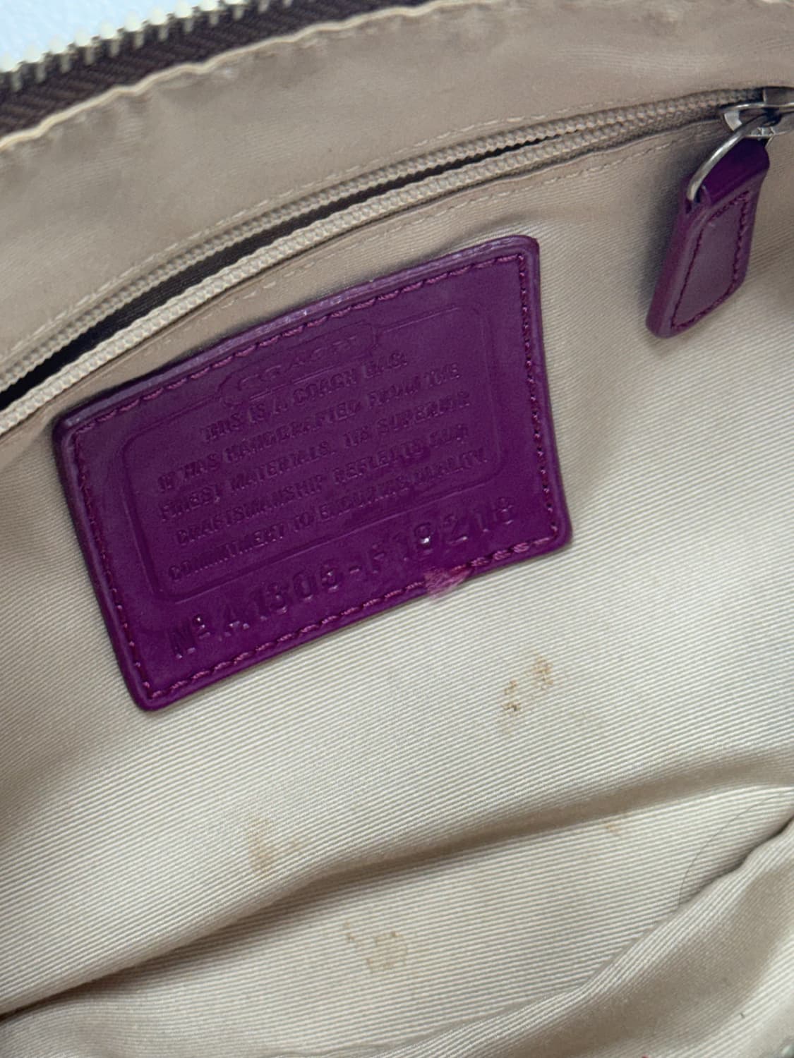 •Coach 캔버스 시그니처 호보백 상품이미지6