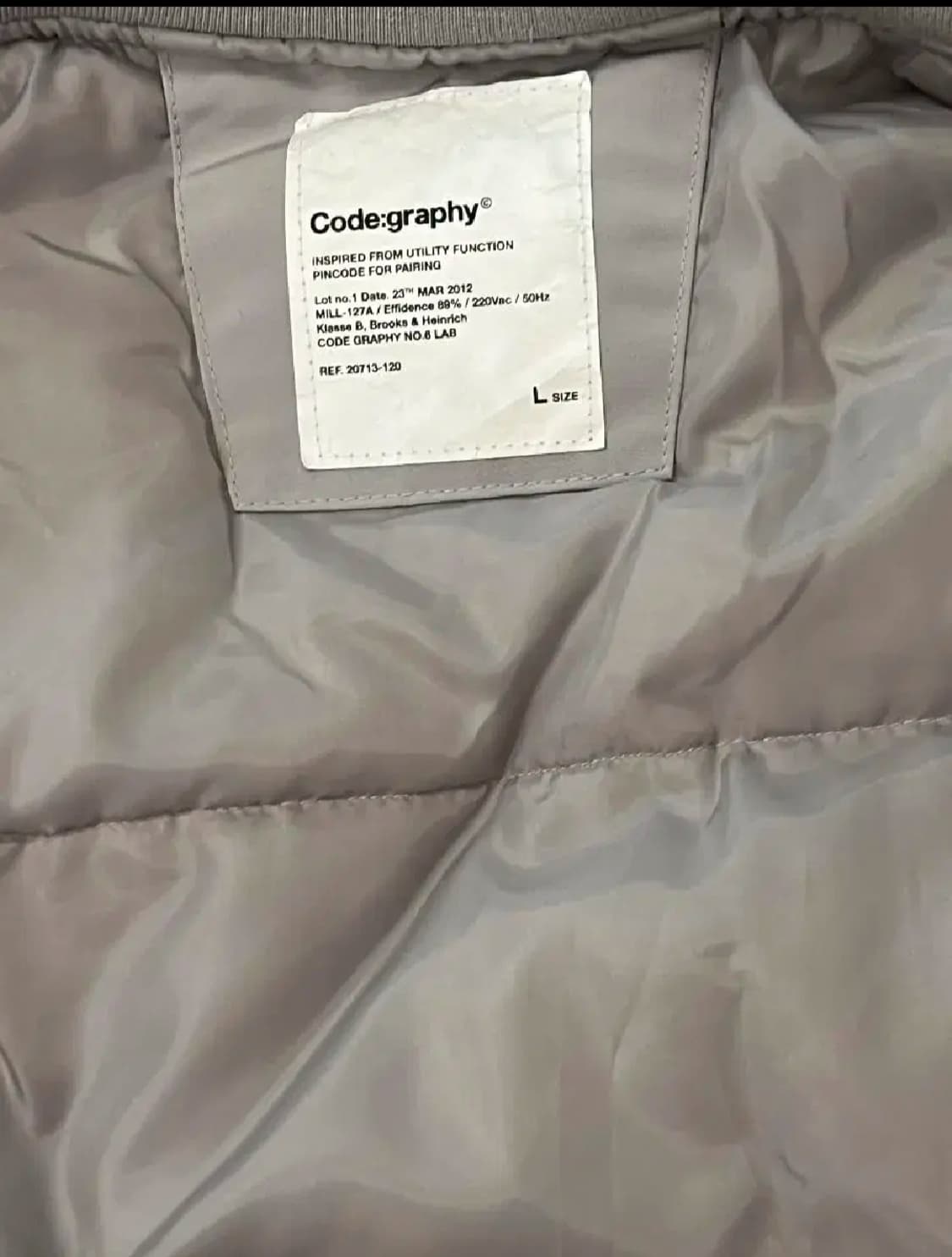 (새상품 코드그라피 2-way 유틸리티 MA-1 점퍼 상품이미지3