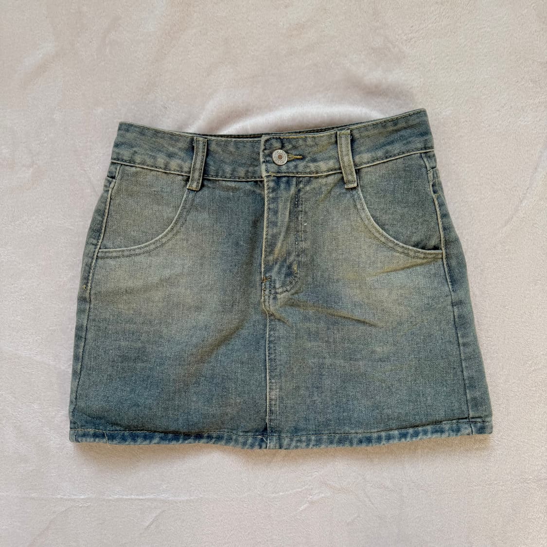 빈티지 연청 스커트 상품이미지3