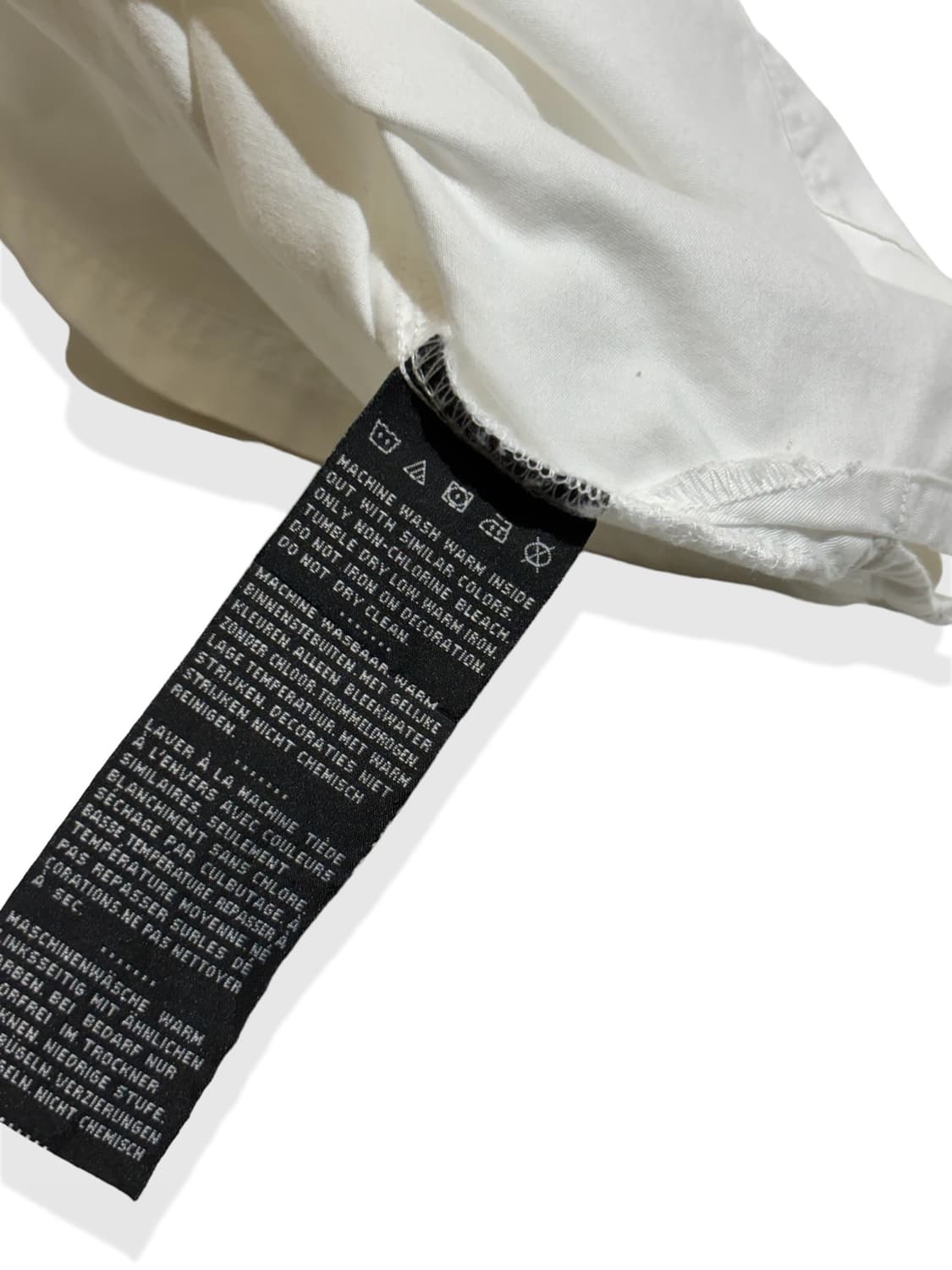 할리데이비슨 플레임 로고 화이트 반팔 셔츠 상품이미지5