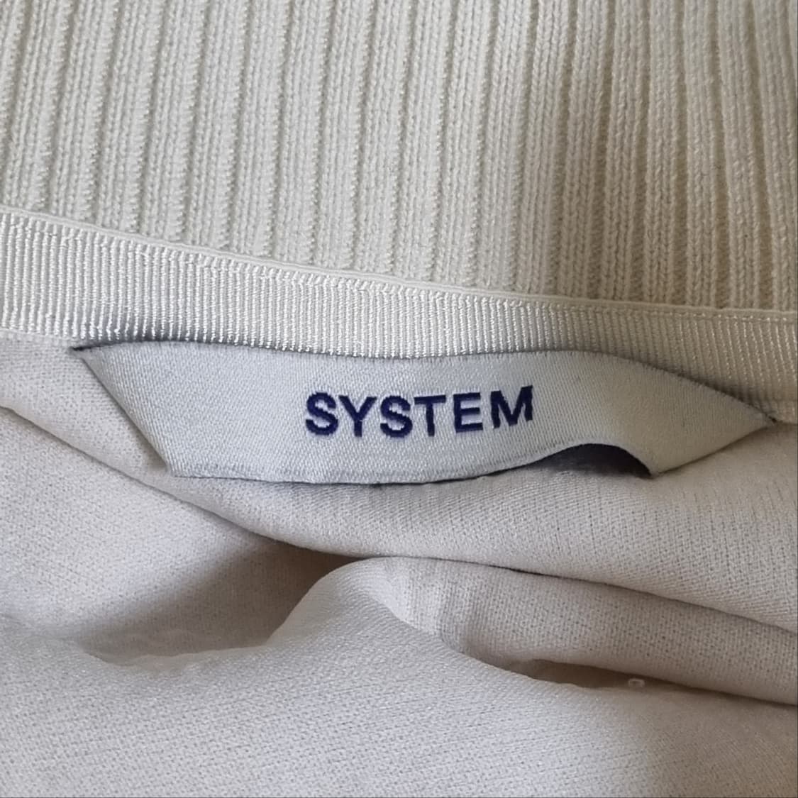 시스템옴므 SYSTEM 시스템 아이보리 자켓 상품이미지4