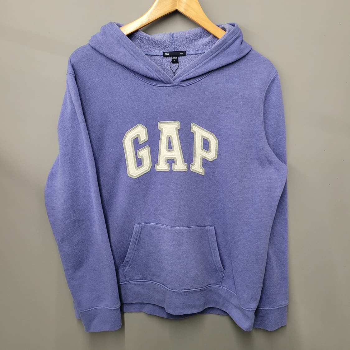 Gap 갭 헤리티지 로고 후드티 퍼플/그레이 상품이미지1