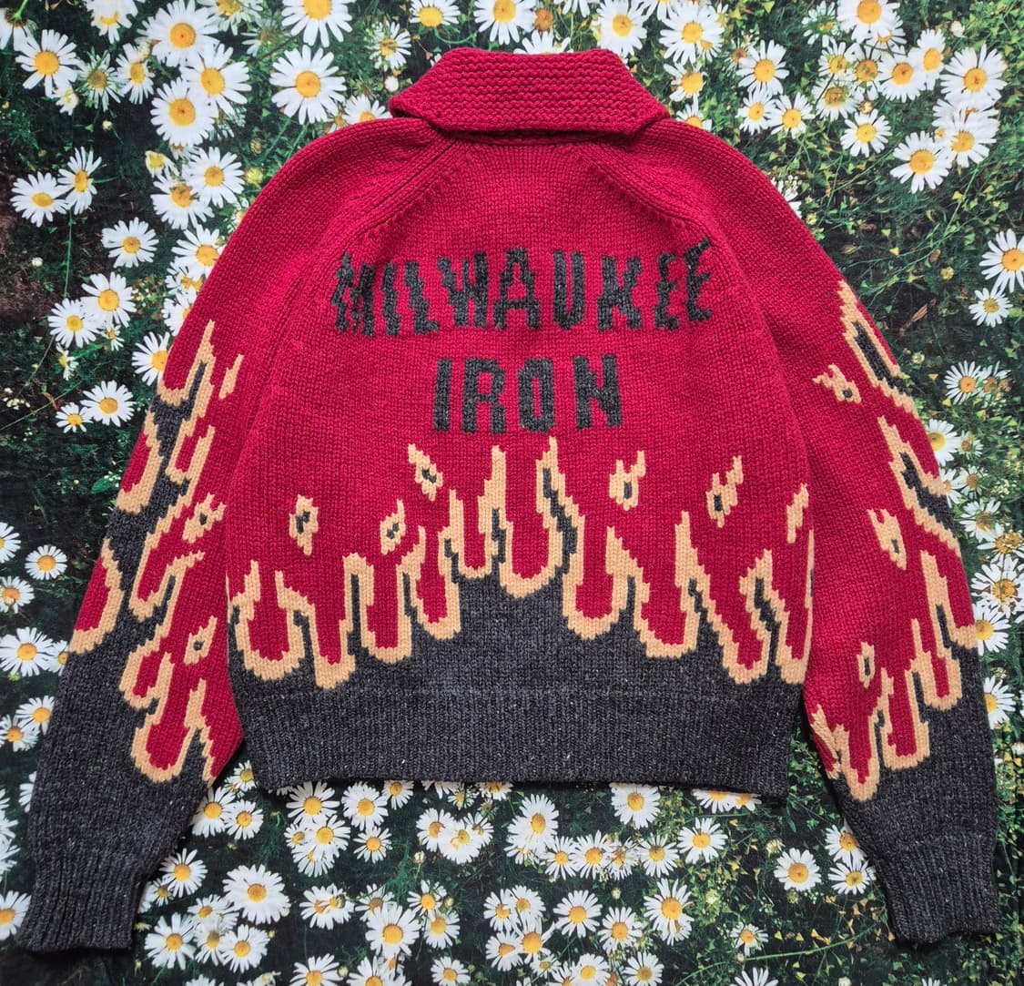 Harley davidson 할리데이비슨 불꽃 코위찬 성인M 상품이미지4