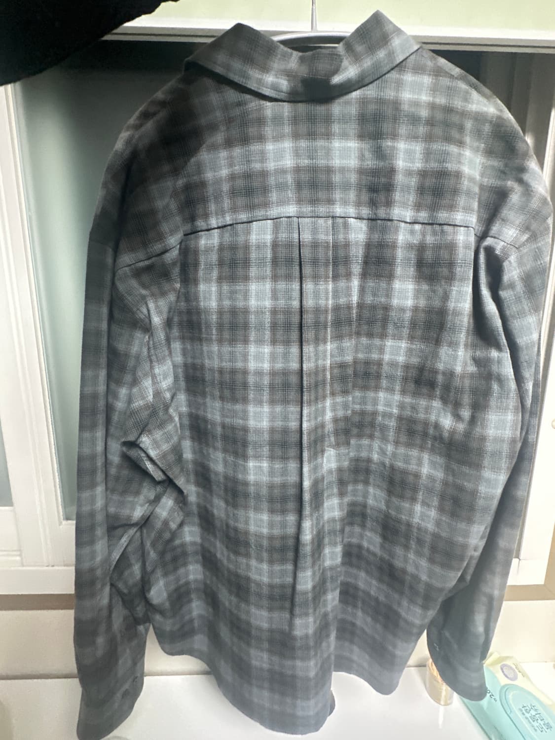 퍼렌 릴렉스드 체크셔츠 상품이미지2