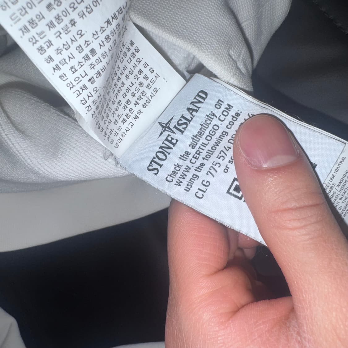 스톤19fw 화이트맨투맨 남성 ( XL ) 상품이미지5