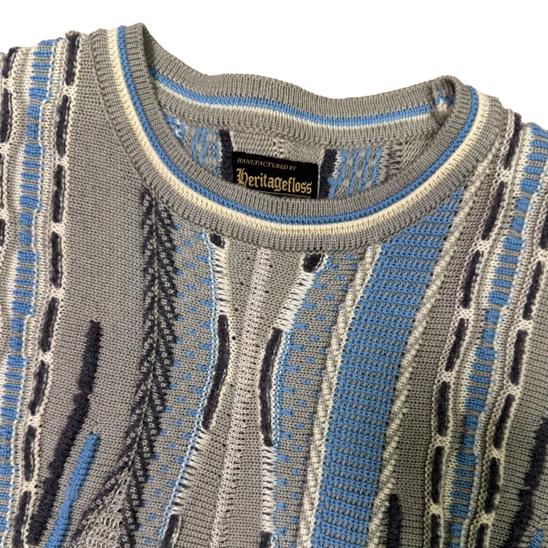 헤리티지플로스 멀티 게이지 니트 M사이즈 상품이미지2