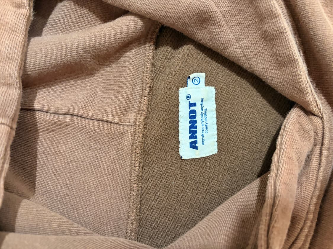 아노트 맥도날드 브라운 후드티 상품이미지3