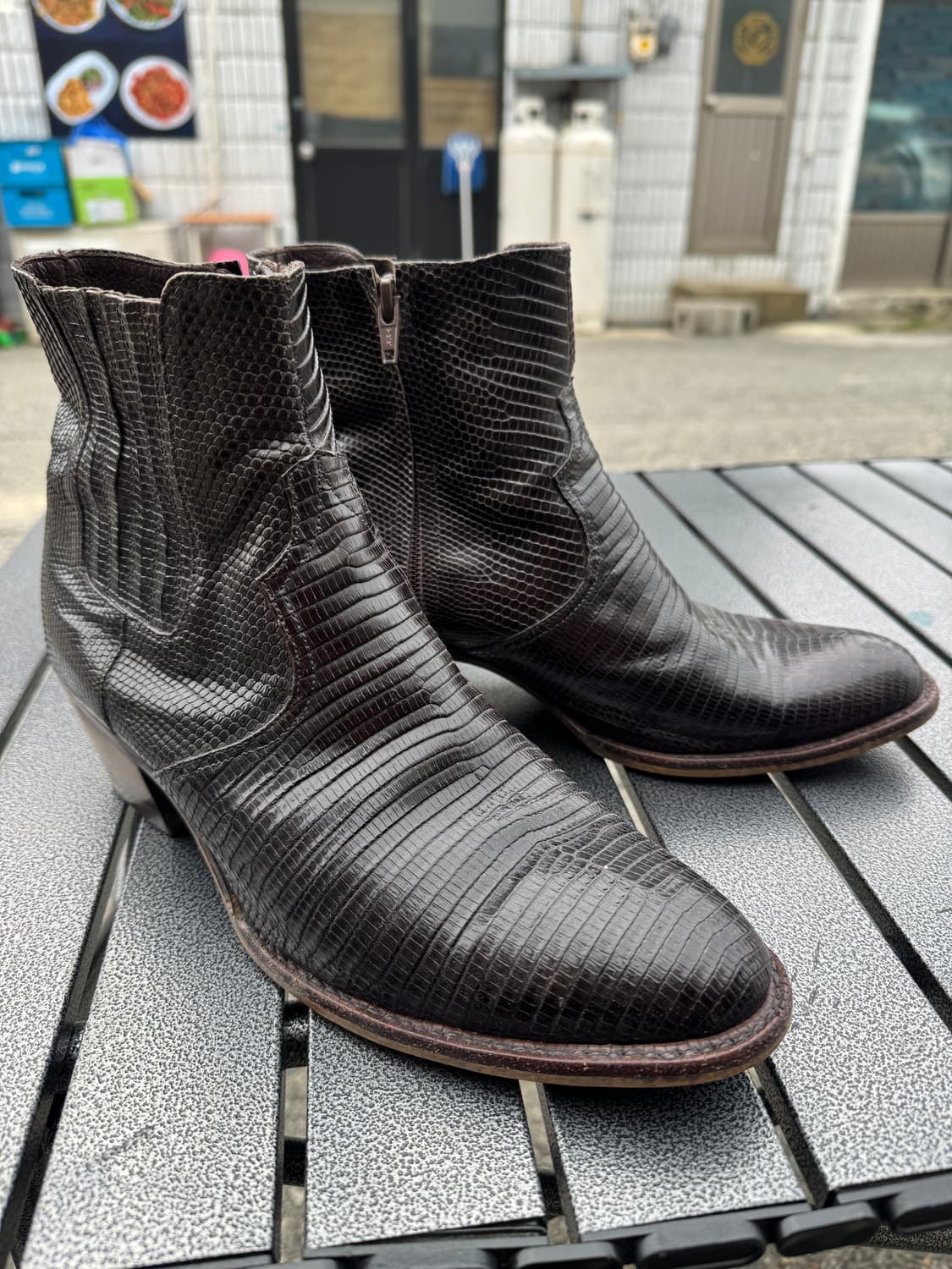 snake skin 부츠 260 상품이미지2