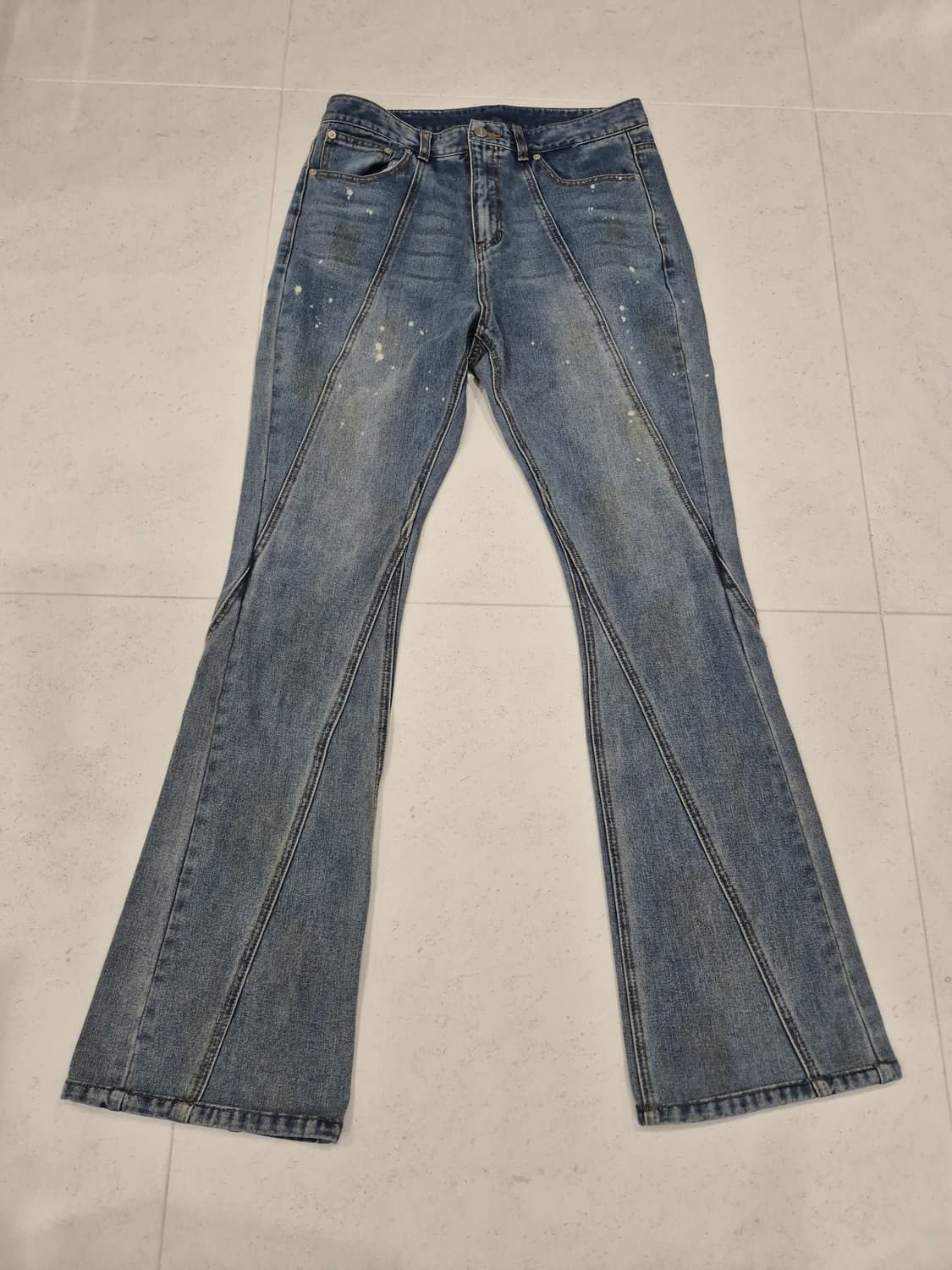 [낫포너드] 워시드 부츠컷 데님 XL 상품이미지1