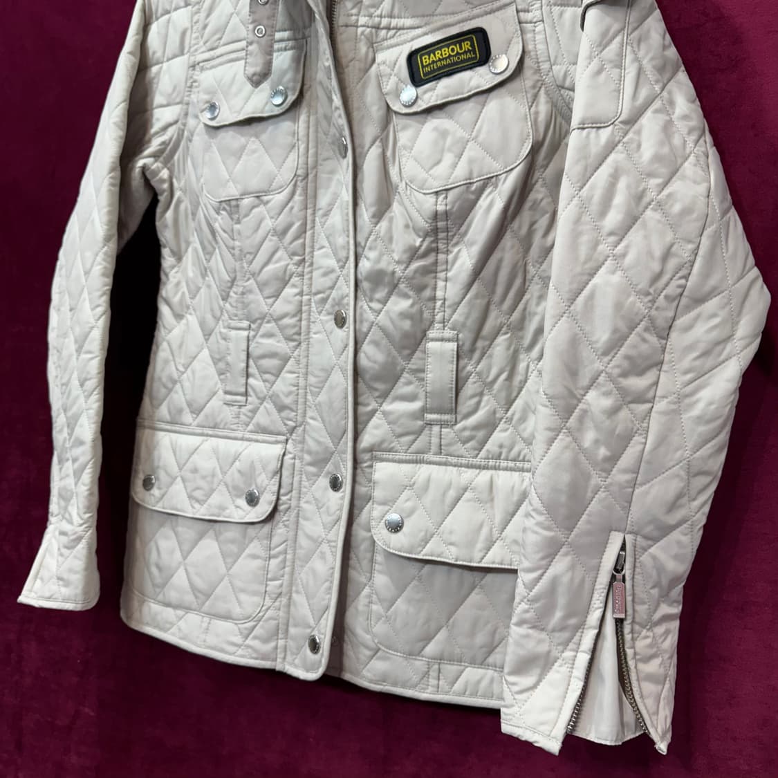 바버 우먼스 인터네셔널 퀼팅 자켓 (M)   상품이미지4