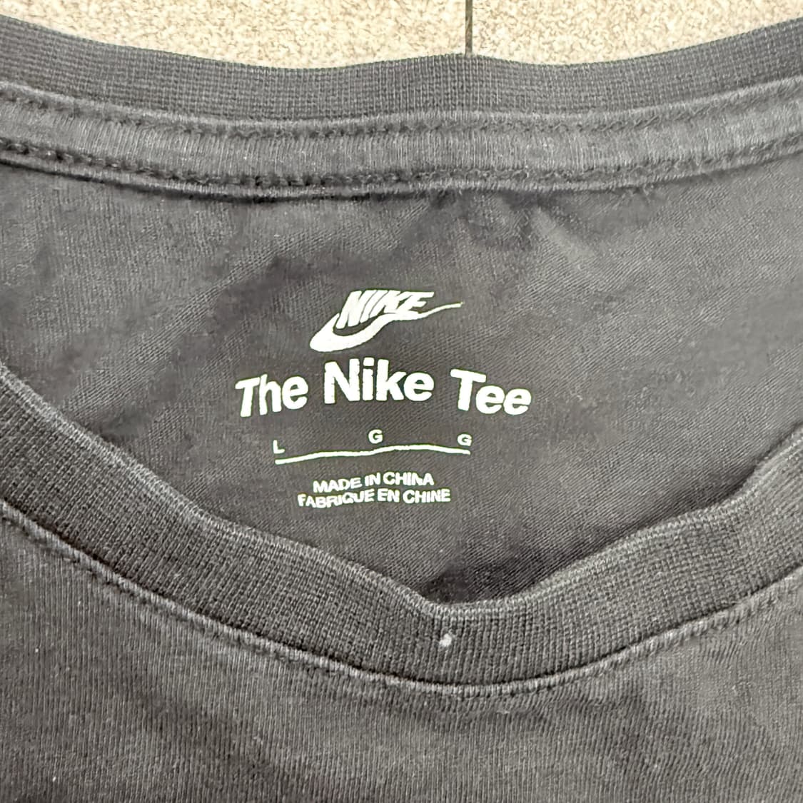 나이키 스우시 기본 반팔 티셔츠(블랙)  상품이미지5