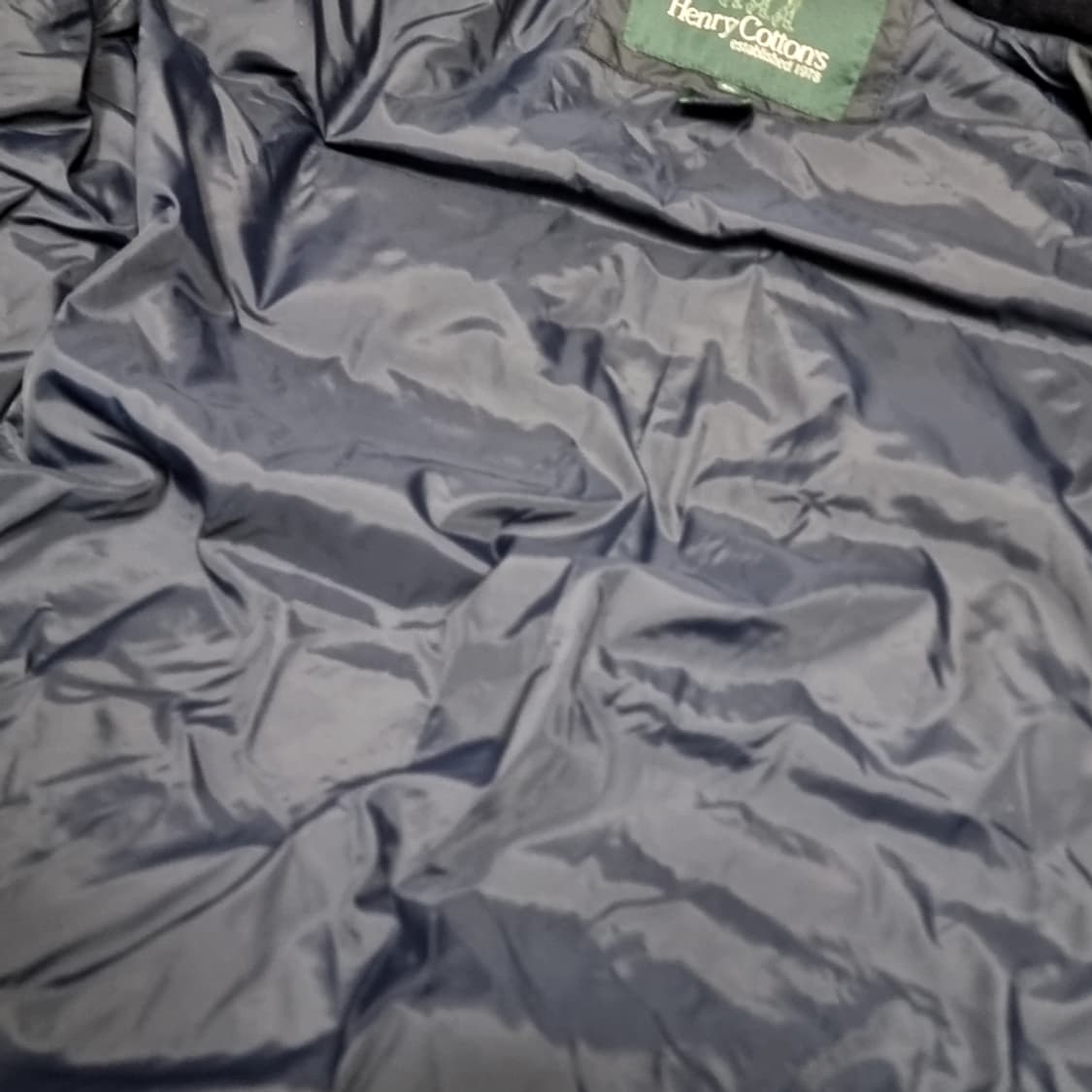 헨리코튼 오리털 네이비 패딩 니트 집업 점퍼(110) 상품이미지4